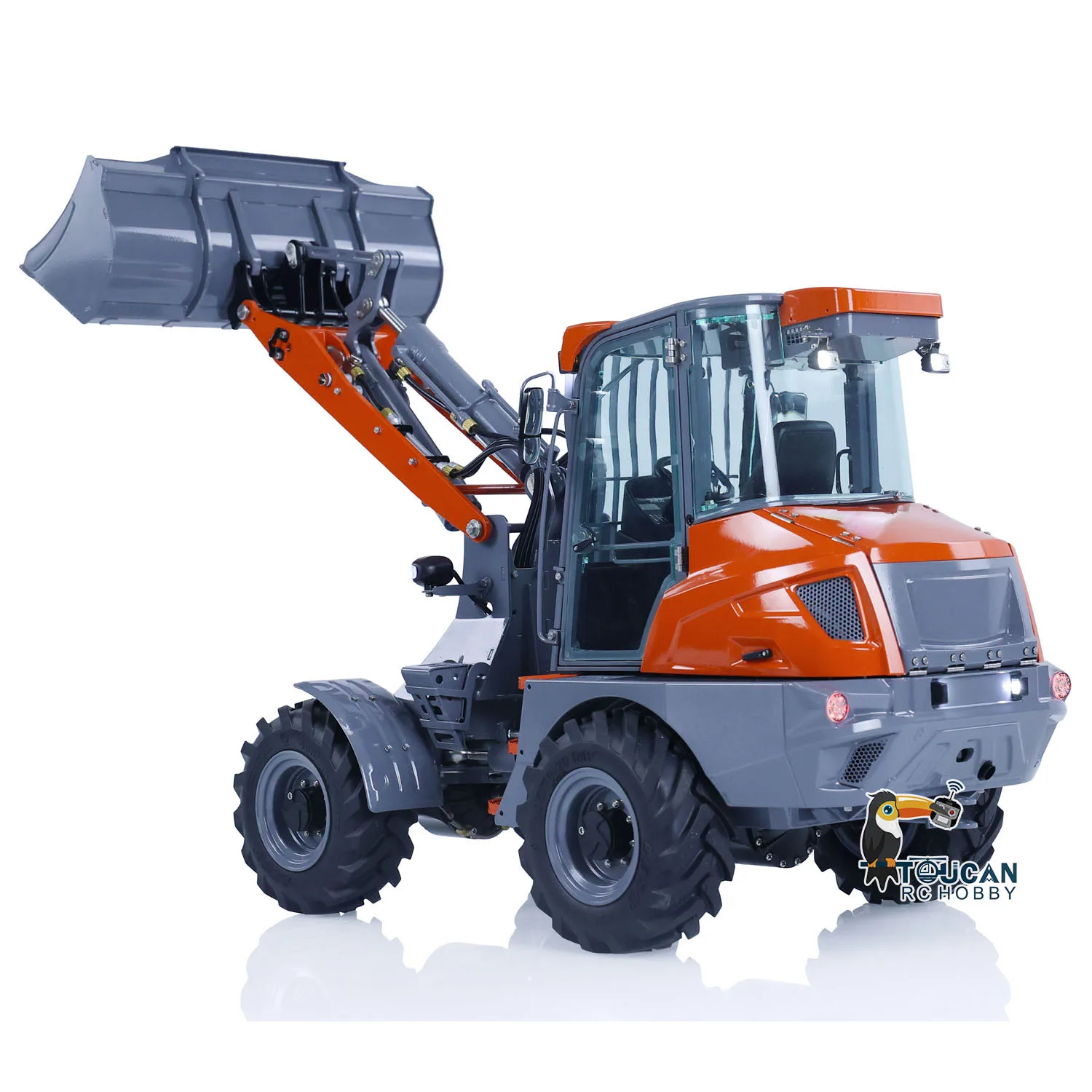 LESU AOUE MCL8 RC Hydraulic Loader 4X4 RTR 1/14 Remote Control Construction Vehicle Light Sound Model Gift TOUCAN HOBBY THZH1687