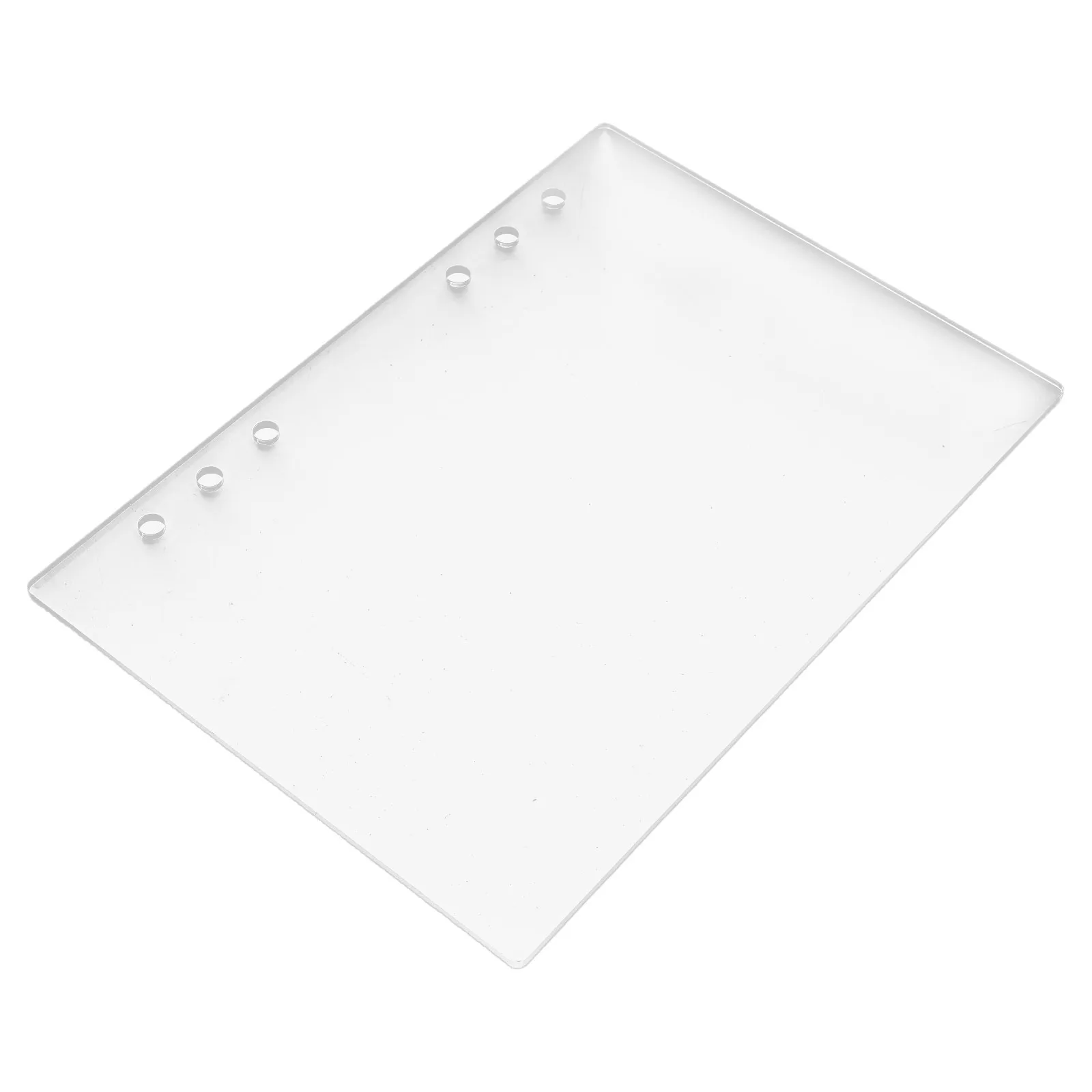 

Minimalist Frosted Acrylic Binder Cover Detachable Reusable Cover for Loose Leaf Journal Planner Office School Notebook