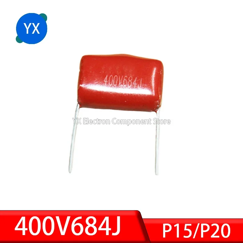 20PCS CBB 400V684J 0.68UF 680NF 400V 684J Pitch 10mm 15mm 20mm CBB22 Polypropylene Film Capacitor