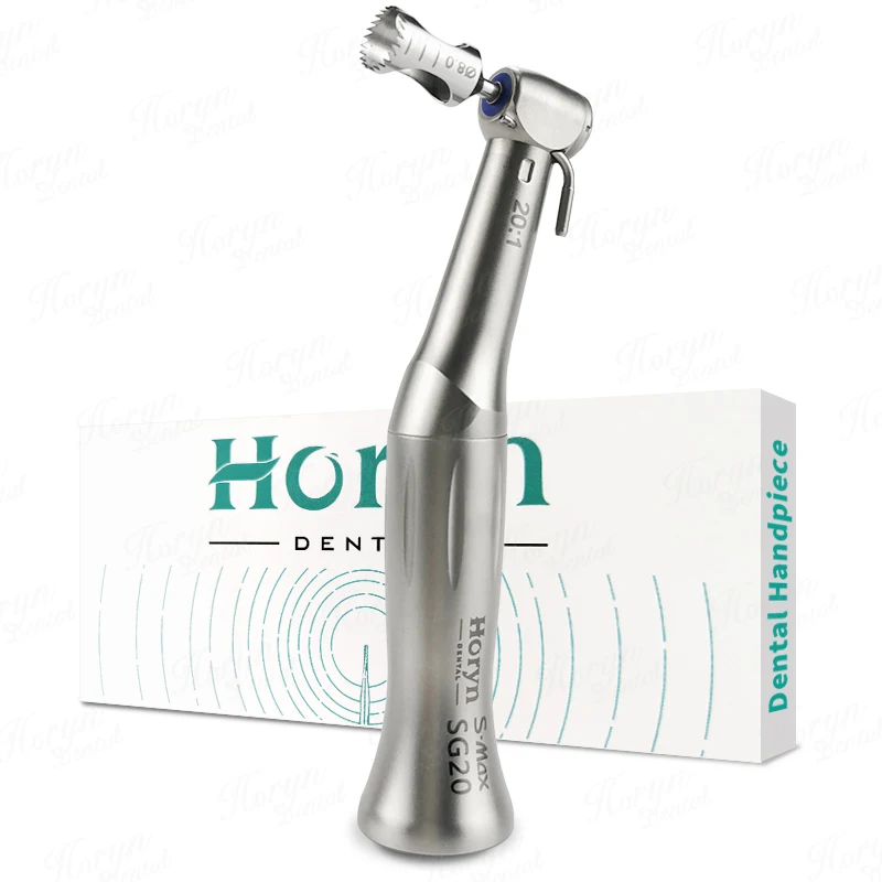 

Dental 20:1 Contra Angle Low Speed Handpiece Odontologia Implant Surgery Contra Angle Dentistry Equipment for S-MAX SG20