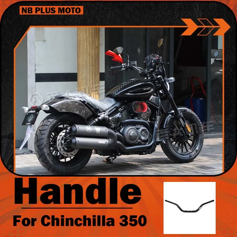 【Premium】For Benda Chinchilla 350 modified handlebars, raised and moved back for comfortable grip direction, handlebar