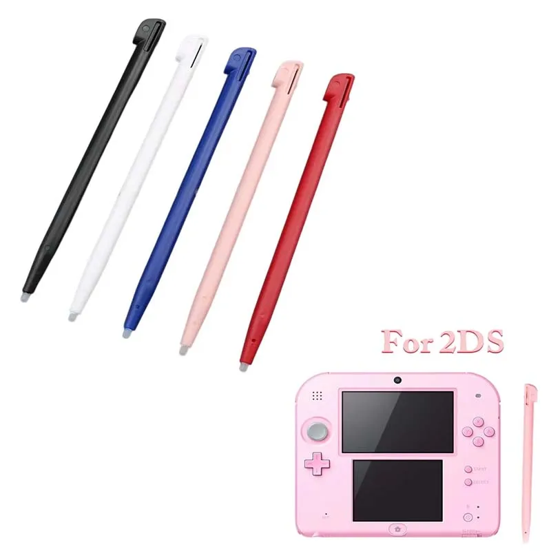 Caneta de toque para nintendo 2ds, caneta de tela para console de jogos, lápis de plástico capacitivo, caneta de desenho para jogador de jogo