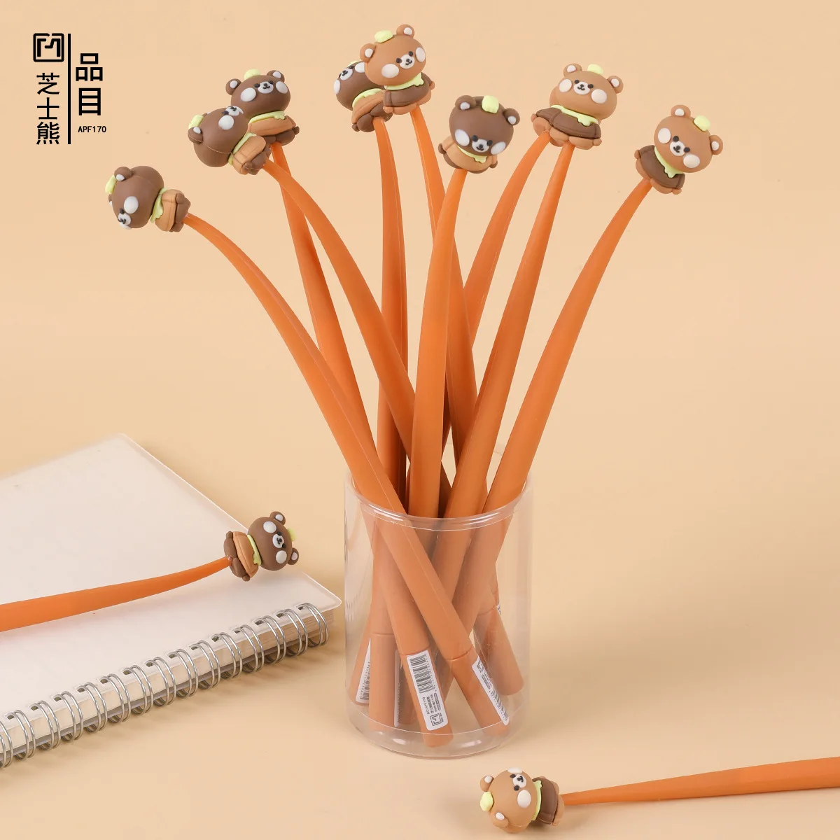Pen48PCS New Creative Cute Cartoon Sweet Bear Rocker  Neutral  Water  Office Signature Study Test