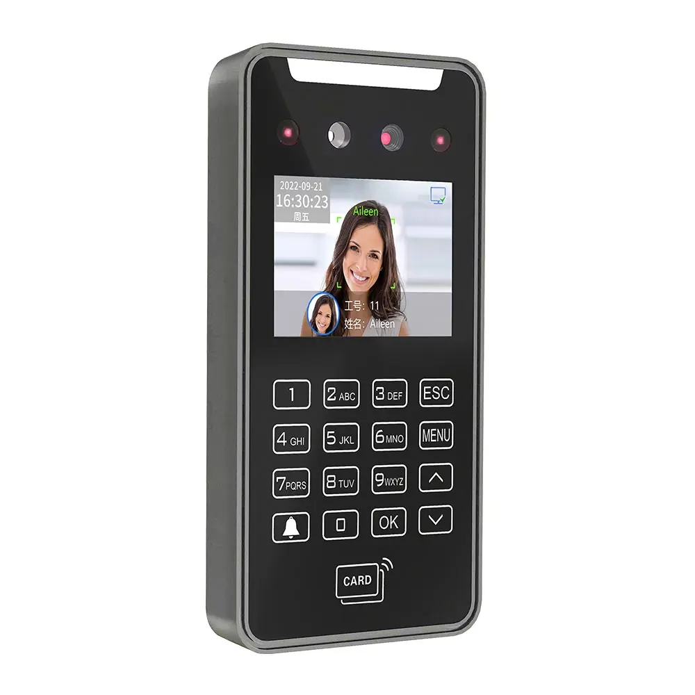 Telegram Support Biometric Clocking in Attendance Time Recorder Attendance System Face Recognition Device