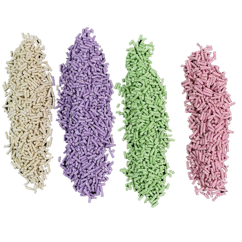 Natural Cat Box Filler Tofu Cat Litter Suppliers Tofu Cat Litter Low Dust High Water Absorption Ecoclean