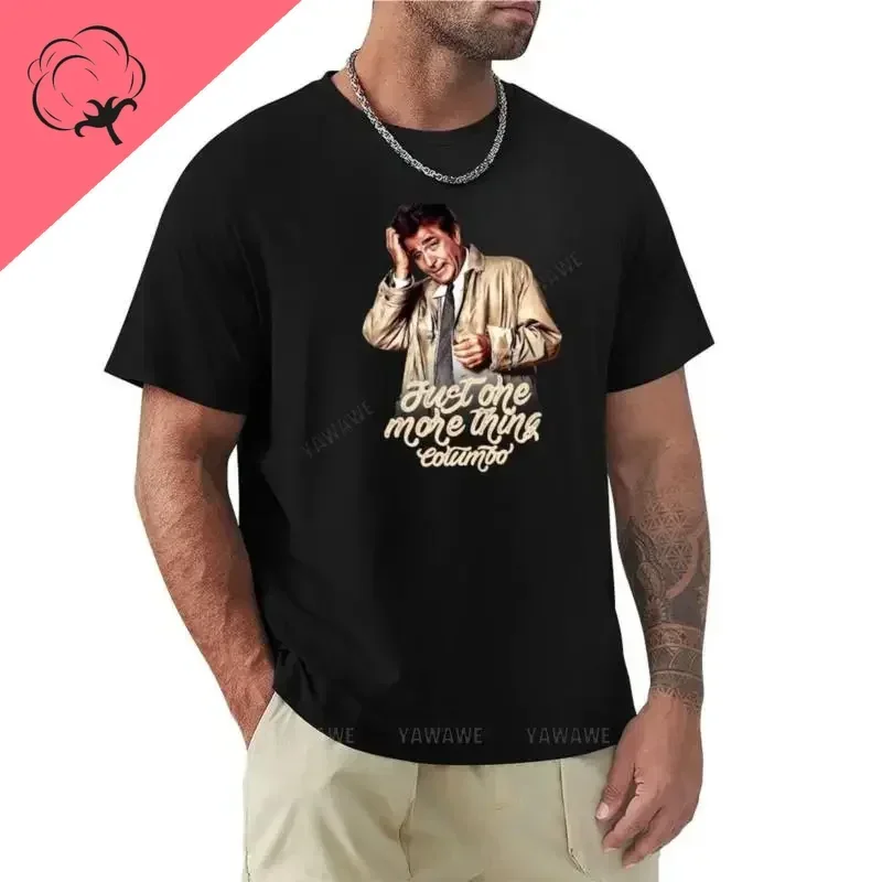 Men's Colombo Peter Falk Anime Pattern T-shirt Aesthetic Clothing T-shirt