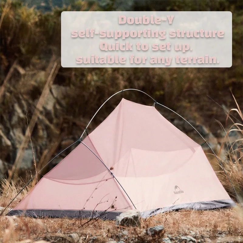 Naturehike CloudUp Base אוהל 1/2 אדם אוהל טרקים קל במיוחד, תמונה 6