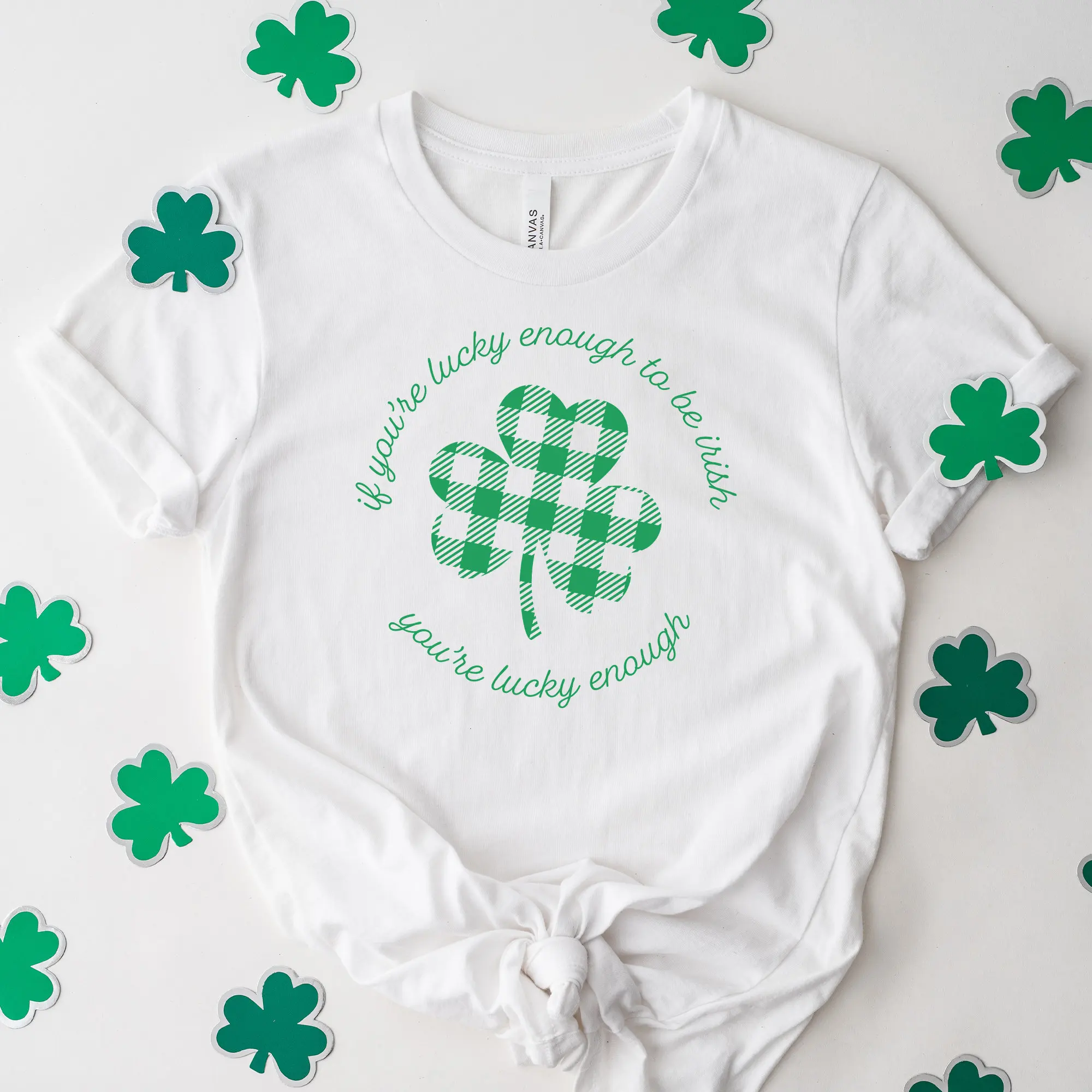 Cute If Youre Lucky Enough Irish St Patricks Day T Shirt