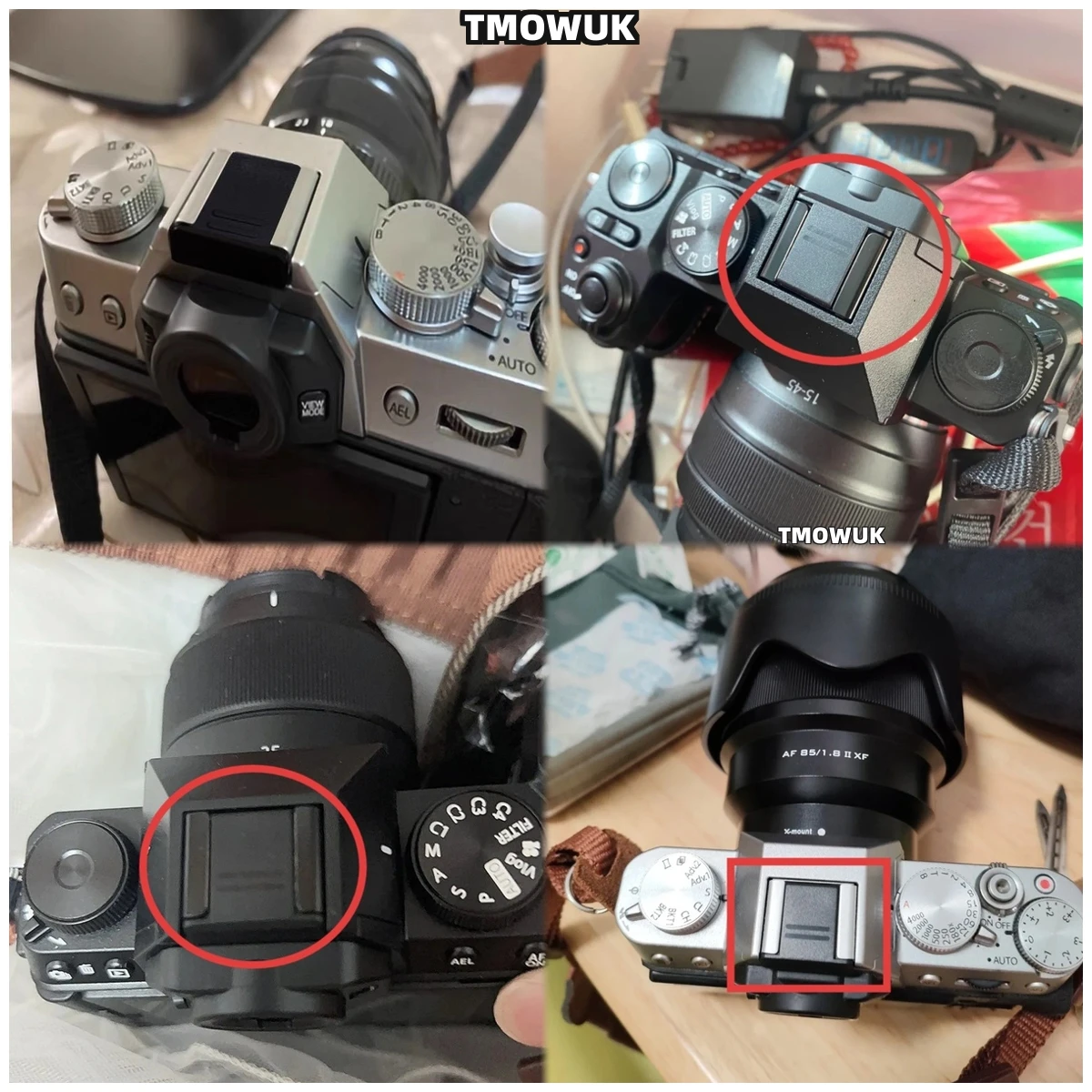 

For Fujifilm X70 GFX ETERNA GFX100 X100VI GFX100RF GFX100II X-T5 X100V Hot Shoe Cover Camera Accessories Cap Protector