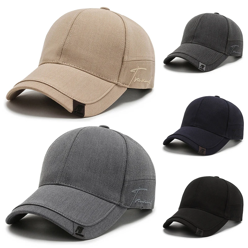 High Quality Baseball Caps 2022 Sports Cap Mens Snapback Sun Hat For Fish Outdoor Long Visor Trucker Hats Bone Gorras Casquette