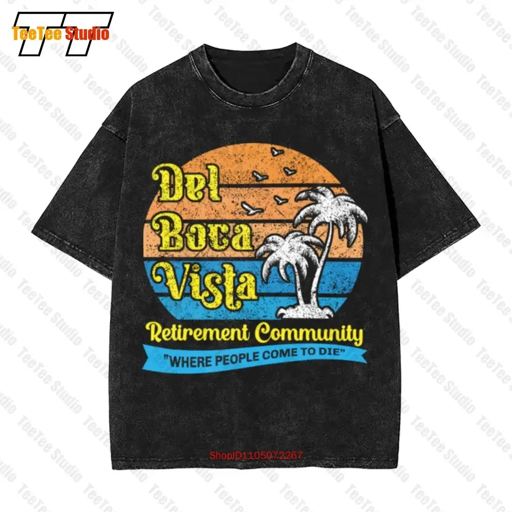 Del Boca Vista Seinfeld Retirement Community Mens Tri Blend Vintage Oversized T-Shirt 1LT6