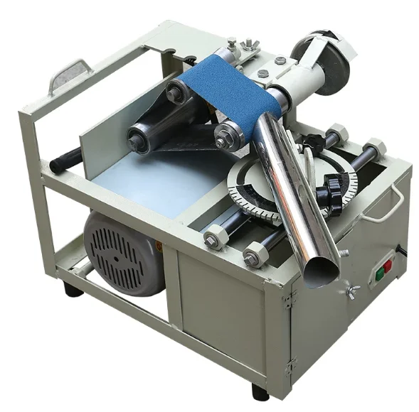 Electric Sliding Beveling Machine Portable Stair Handrail Groove Motor Stainless Square Round Pipe Arc Grinding Polishing