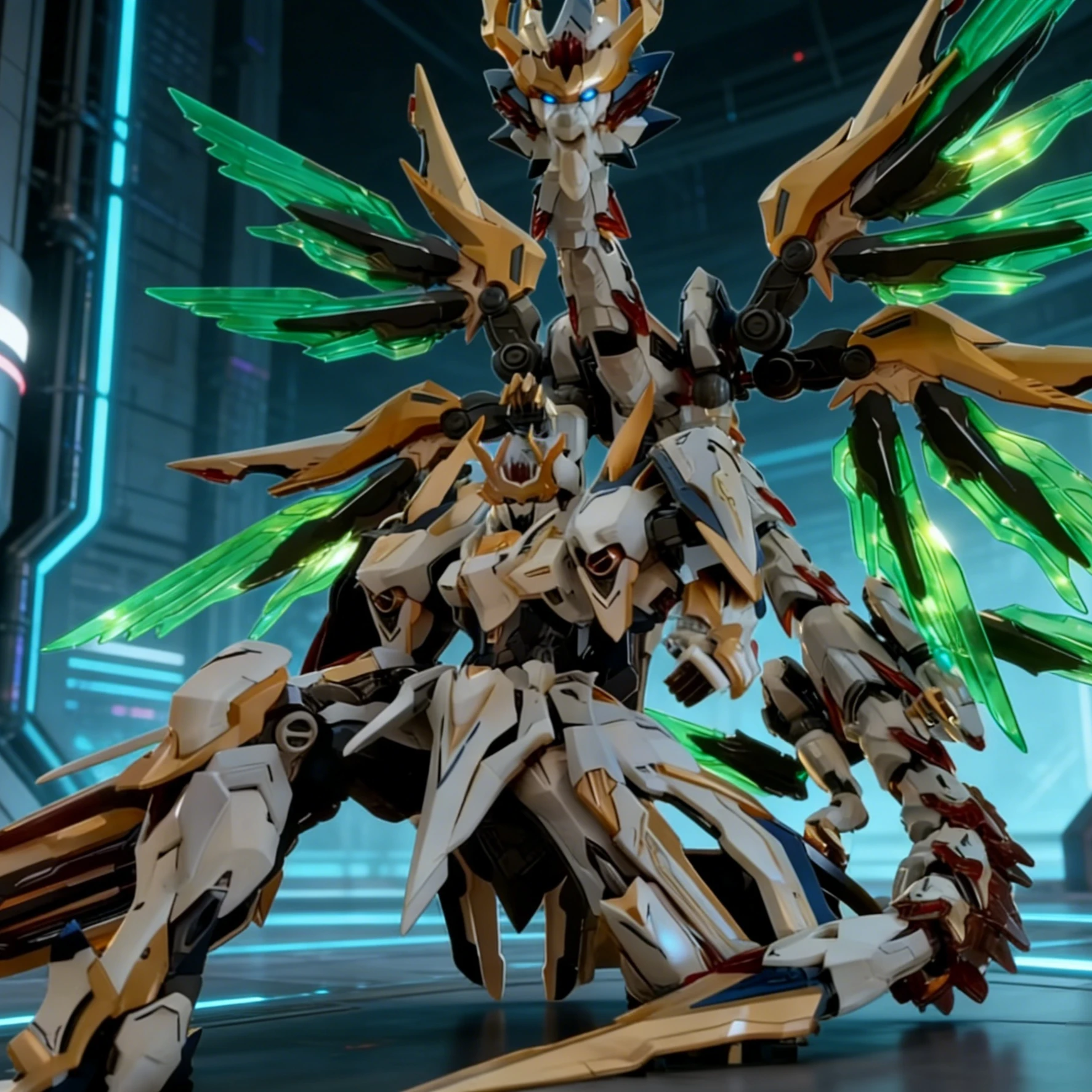 

1/100 мг в наличии Yuan Ling Huang Di Ying Loong содержит платформу и наклейки для воды, сплав, скелет, меха, сборная модель, комплект игрушек