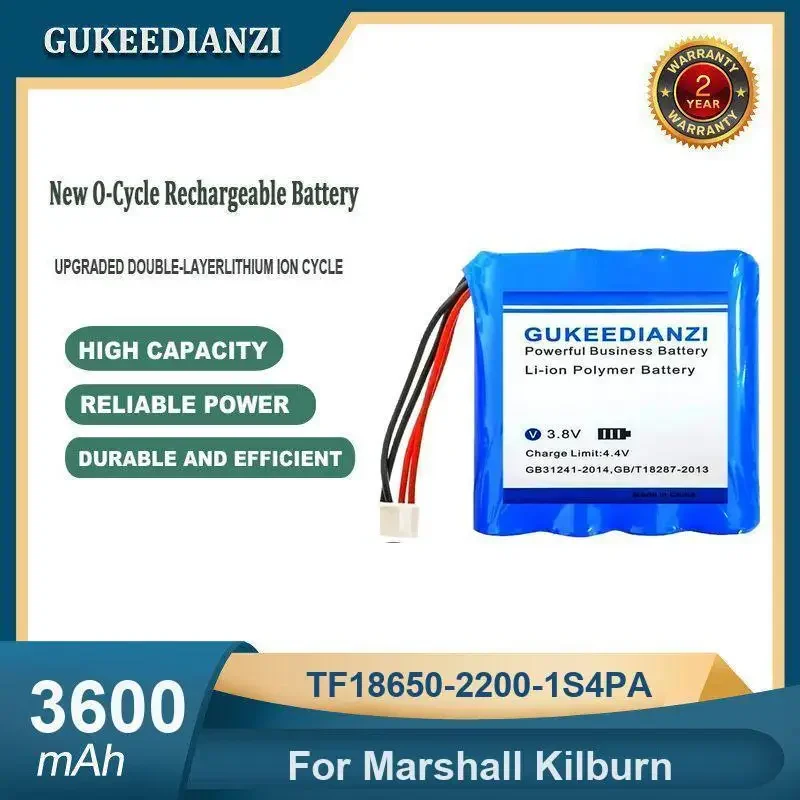 

High Capacity 3600mAh TF18650-2200-1S4PA Portable Bluetooth Speaker Battery For Marshall Kilburn
