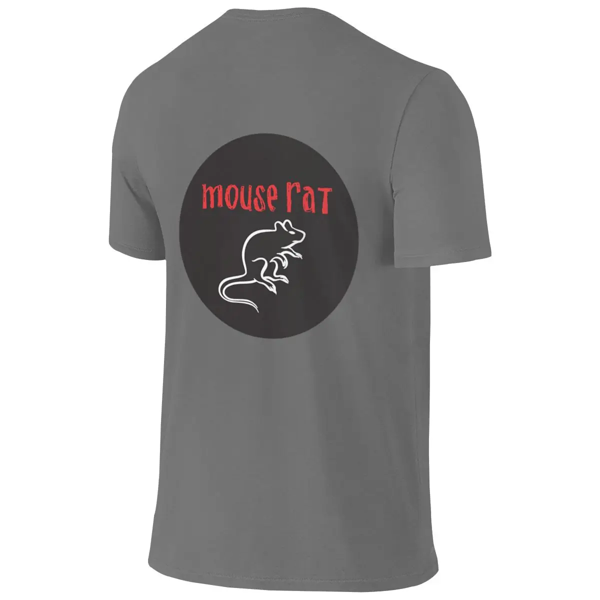 Mouse Rat T-Shirt - Andy Dwyer MouseRat Band Slimming Reversible T-shirt Hong Kong Retro Sense Of Sophistication Men's T-shirts