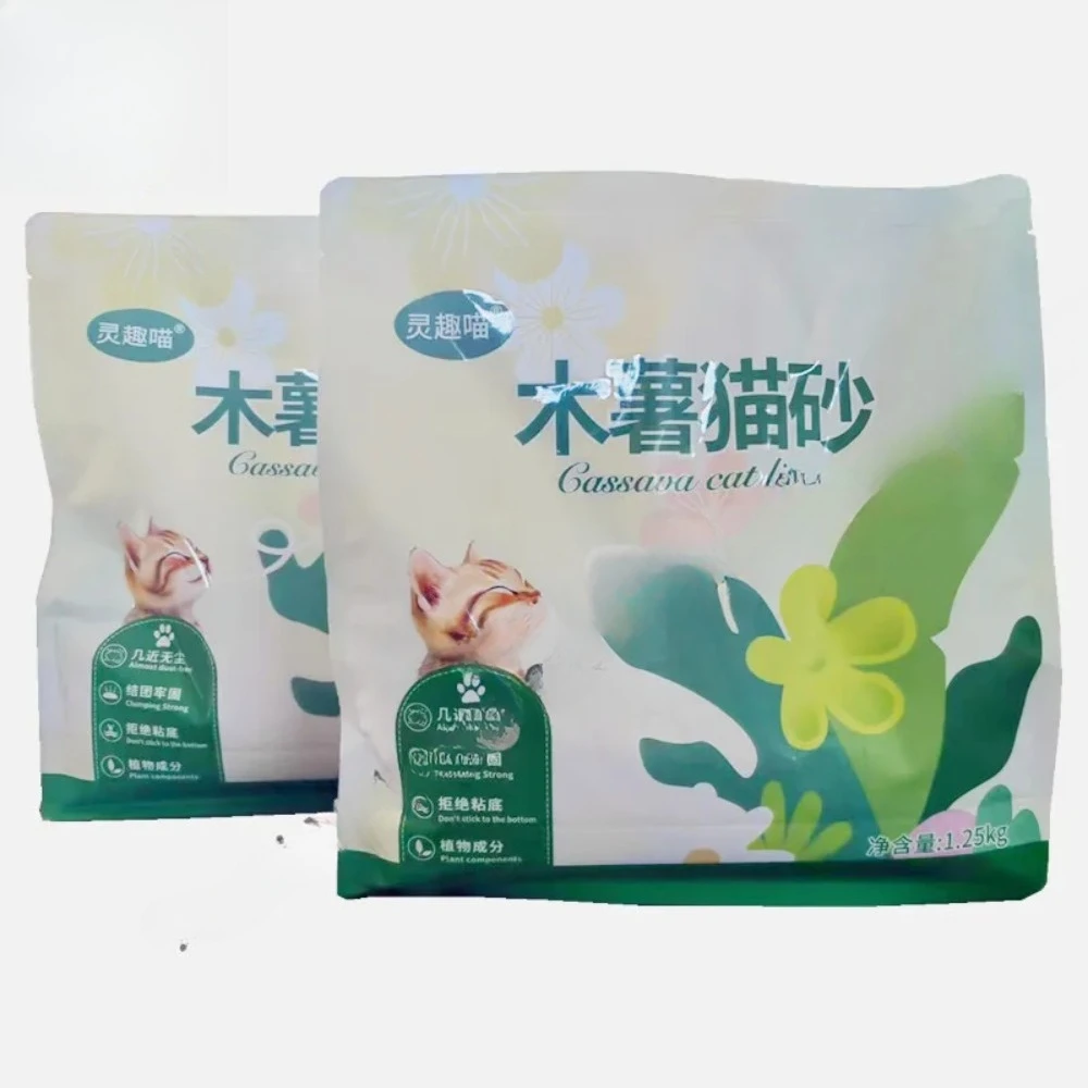 Cassava Starch Cat  Eco-Friendly and Biodegradable Good Clumping Pet  for Cats
