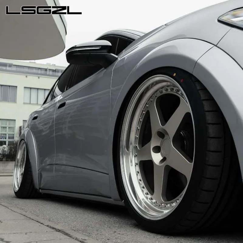 2-piece Polish/Chrome Lips  Custom Forged Wheels 15 16 17 18 19 20 21 22 23 24 26 28 Inch 5x127 5x120 5x114.3 5x130 5x112