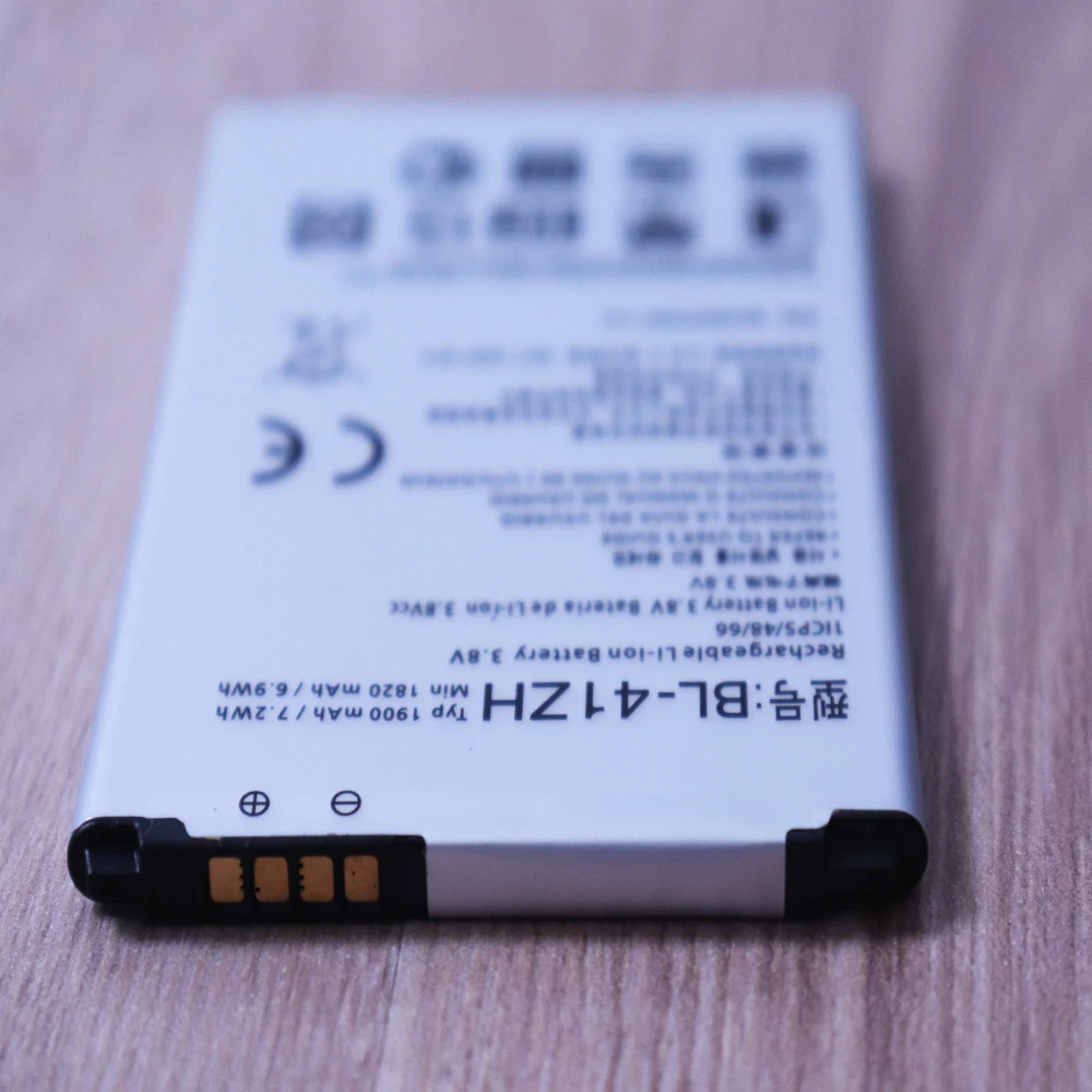 ISUNOO 1900mAh BL-41ZH Battery For LG Leon H340 H345 MS345 H343 Risio C40 L50 D213N TRIBUTE 2 LS665 Replacement Li-ion Battery image 6