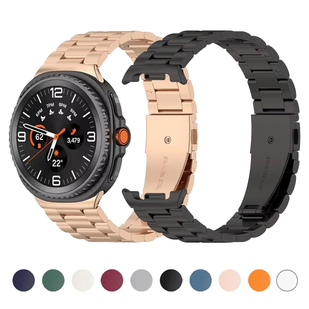 

Metal Strap For Samsung Galaxy Watch 8 40mm 44mm Stainless Steel Watchband Replacement Bracelet for Galaxy Watch 8Classic Correa