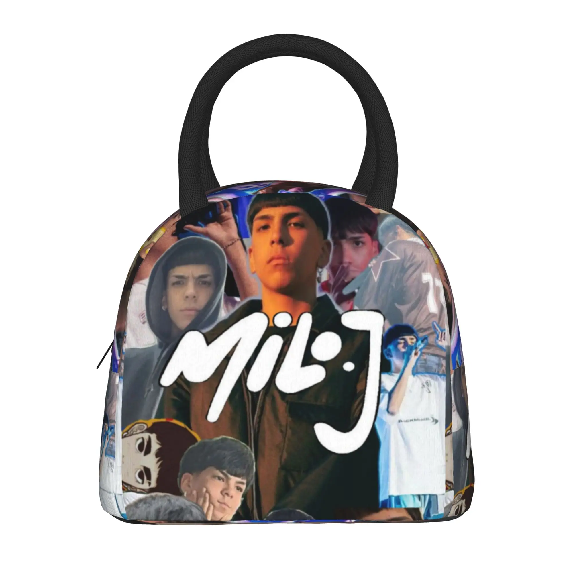 Milo J Rapper Music Album Tour Merch Insulated Lunch Bag For Travel  Food Storage Bag Portable Thermal Cooler Lunch Boxes