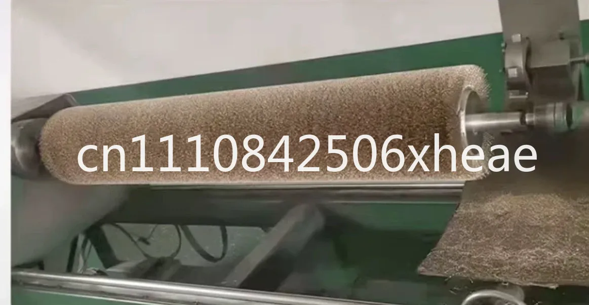 Steel wire roller brush stainless steel copper wire drawing roller sand brushing machine rust removal polishing winding type