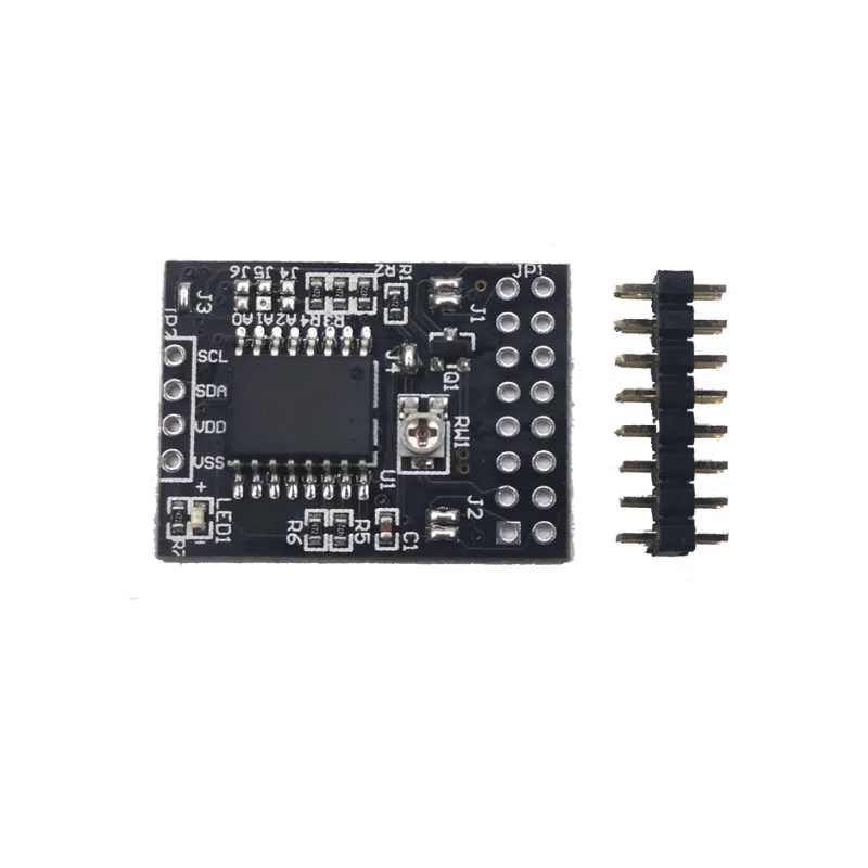 Serial IIC / I2C / TWI Converter Módulo Board, Duplo Pin Character, Display LCD, 0802, 2002, 4002, 2402