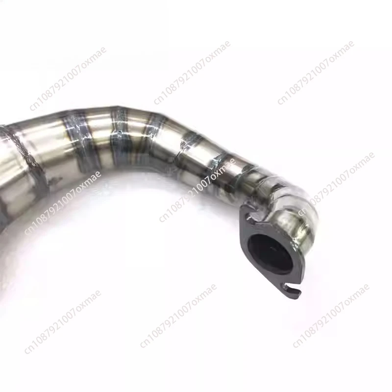 Suitable for DIO50 AF18 AF27 AF28 V8 exhaust pipe half set 70-90CC model W005 manual pipe image 4