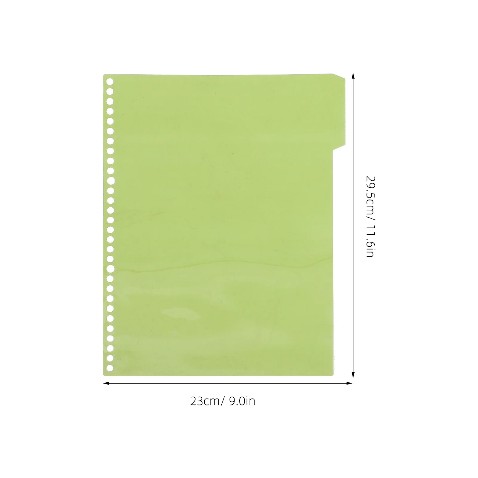 4Pcs Index Classified Labels Plastic Divider Tabs A4 for Easy Note Taking and Memo Keeping Binder Dividers Dividers for Binders