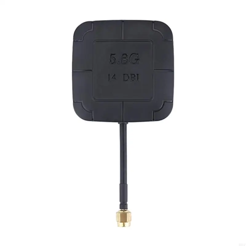 B0KF 5.8G 14DBI Flat Panel with Reliable Reception FPVs Antenna FPVs Receiver Part Simple Installation for Quadcopters