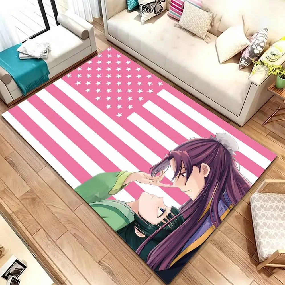 The A-Apothecary Diaries Maomao Floor Mat Bathroom Absorbent Mat Rugs Simple Door Dirt-resistant Mat Home Kitchen Mat