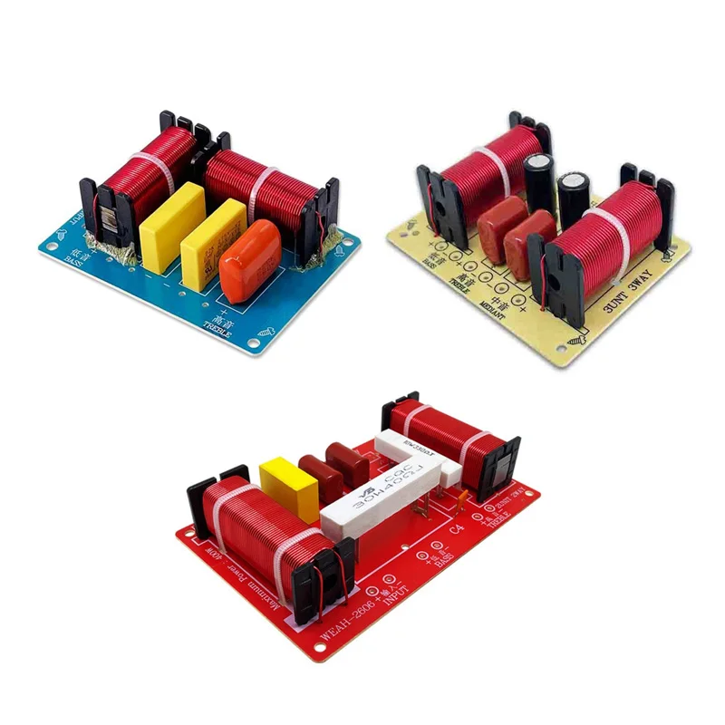 WEAH 228/305/2606 Audio Speaker Frequency Divider 2/3 Way HiFi Audio Crossover Filter Module Board DIY Speaker Treble Bass