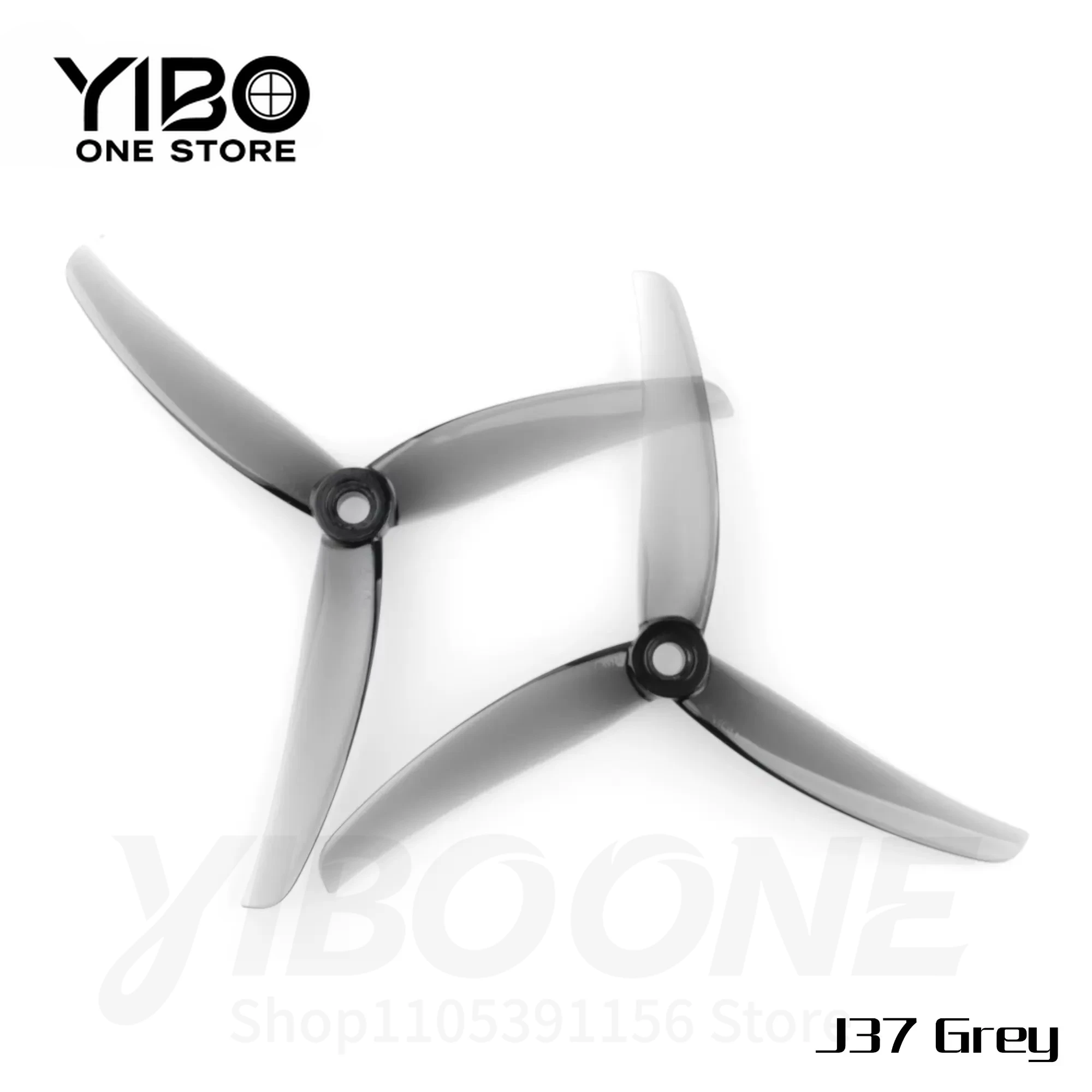 for FPV RC Racing - 10Pairs Juicy Prop J37 Poly Carbonate 4.9inch propeller 3.7Pitch 3 blade three-blade with 5mm shaft prop