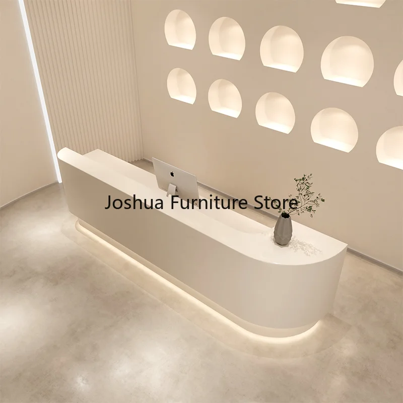 Luxury Professional Reception Desk Modern Contemporary Reception Counter Creative American Bureau Reception Front Desk Furniture