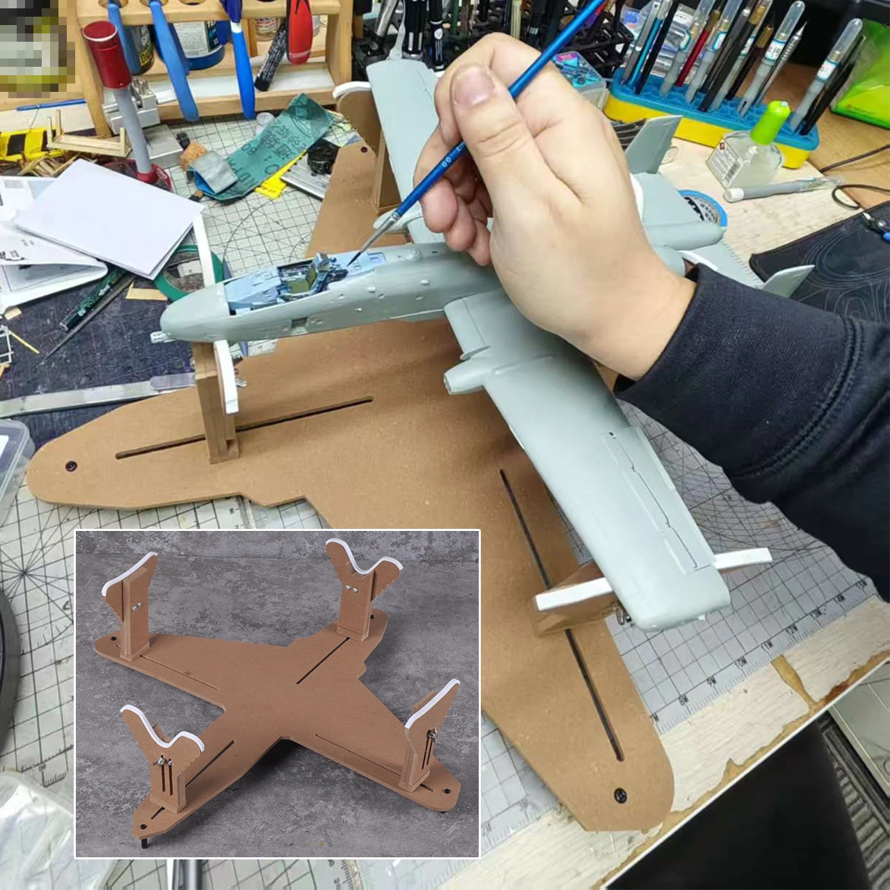 

Инструменты для покраски миниатюрных моделей, приспособление для сборки авиамоделей, регулируемая подставка для покраски 1/32, 1/48, 1/72, 1/144