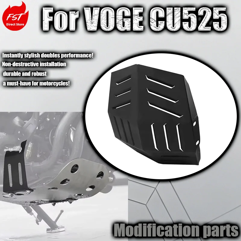 For VOGE CU525 Modified Fighter Cushion Engine Guard Base Cover Decorative Cover Direct Mount Parts