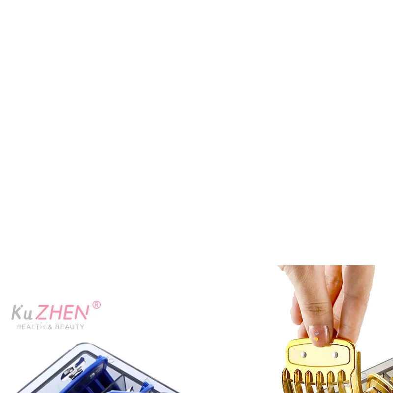 1Pc 8/10Grid Hair Clipper Limit Comb Storage Organizatier Box Limit Comb Hair Clipper Storage Hair Salon Tool Special Accessorie