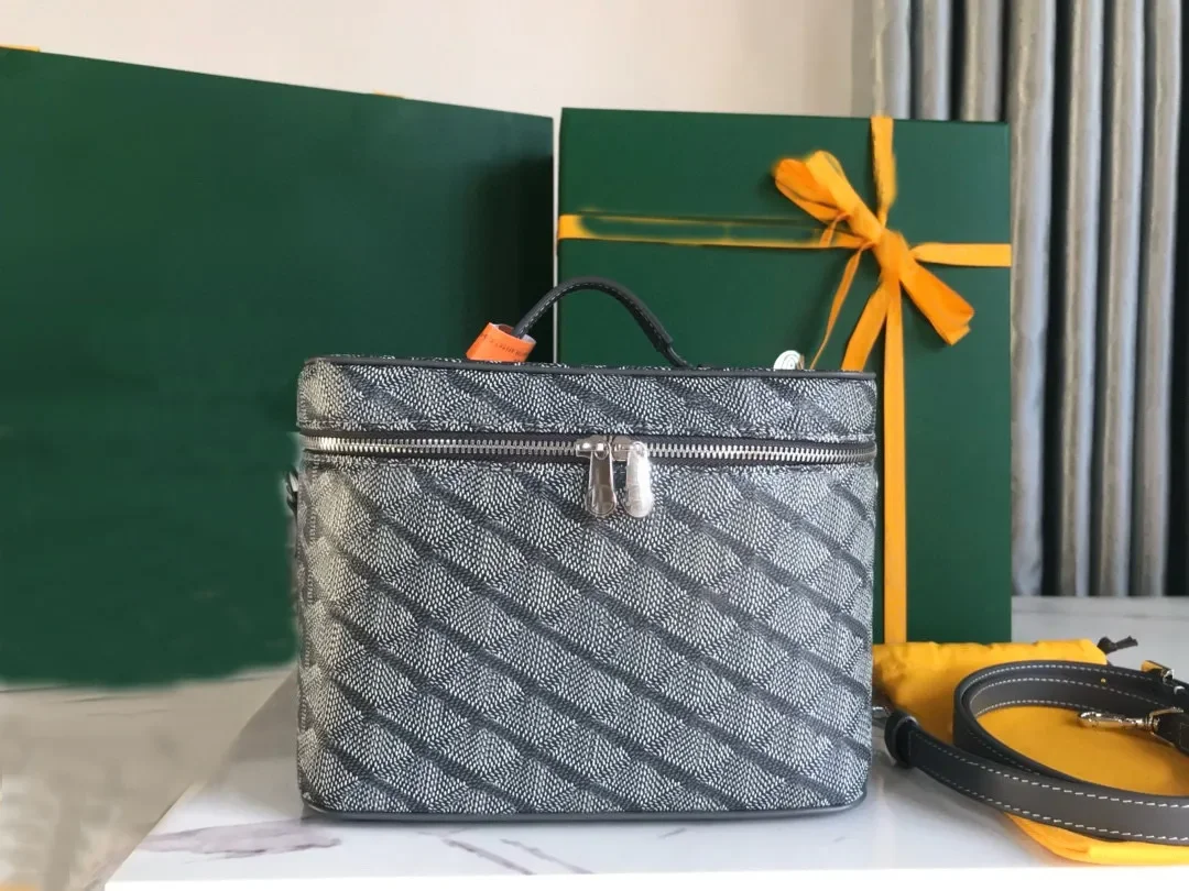 

Классическая роскошная сумка с двойными молниями для мужчин, дорожная косметичка, дорожная сумка для туалетных принадлежностей, женская сумочка, городская сумка.