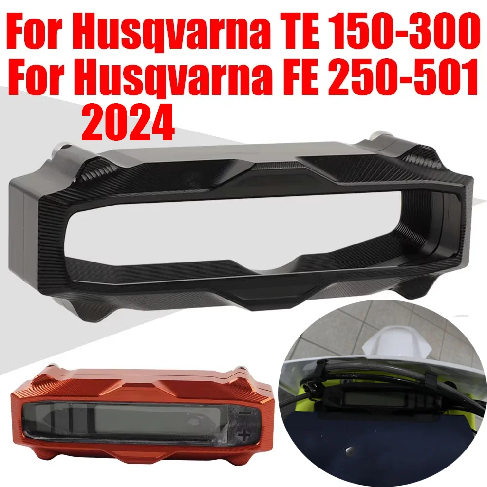 Motorcycle Odometer Meter Cover Protection Speedometer Guard For Husqvarna TE FE 150 250 300 350 450 501 TE300i TE250 FE350 2024