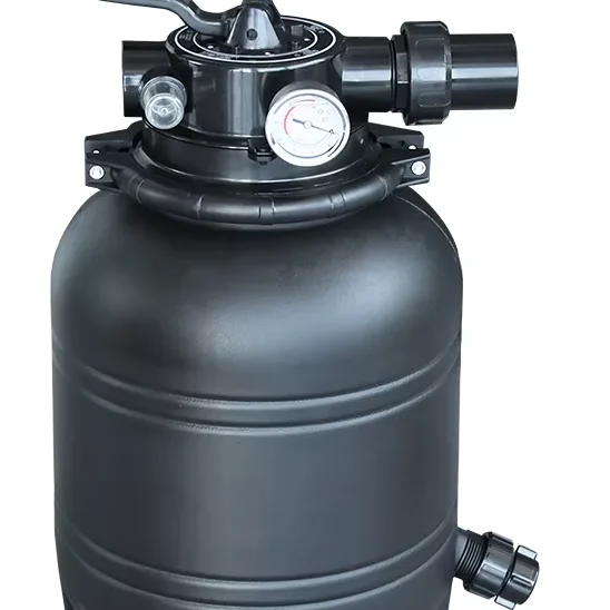 Filtro de arena de plástico de montaje superior de marca Pikes para piscinas de uso doméstico pequeño filtro de piscina de válvula de 4 vías personalizado