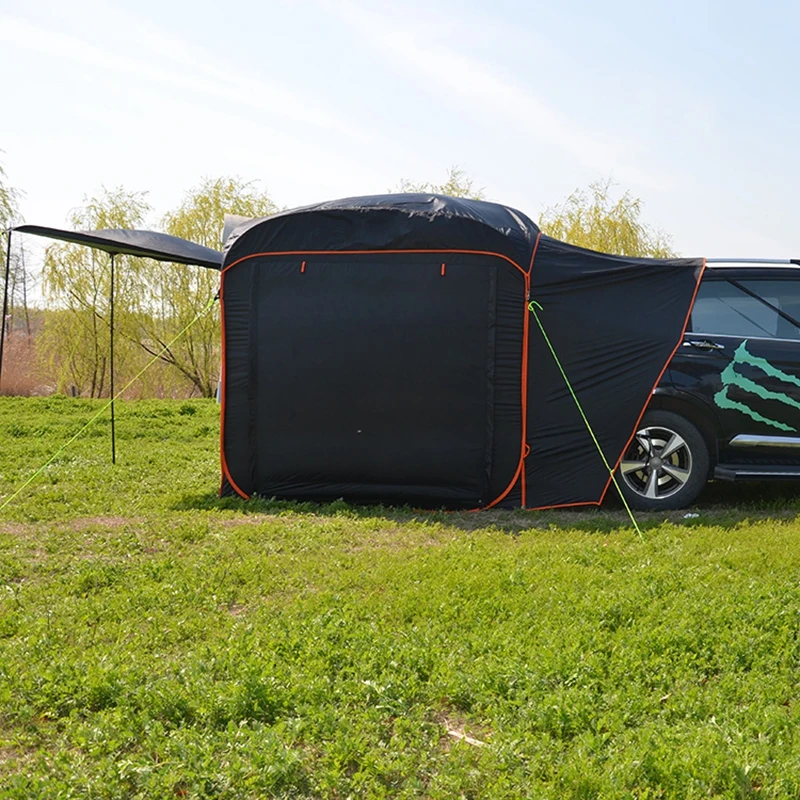 Steel wire models free build speed car tail tent Self-driving touring extended models car side side tent roof canopy tent
