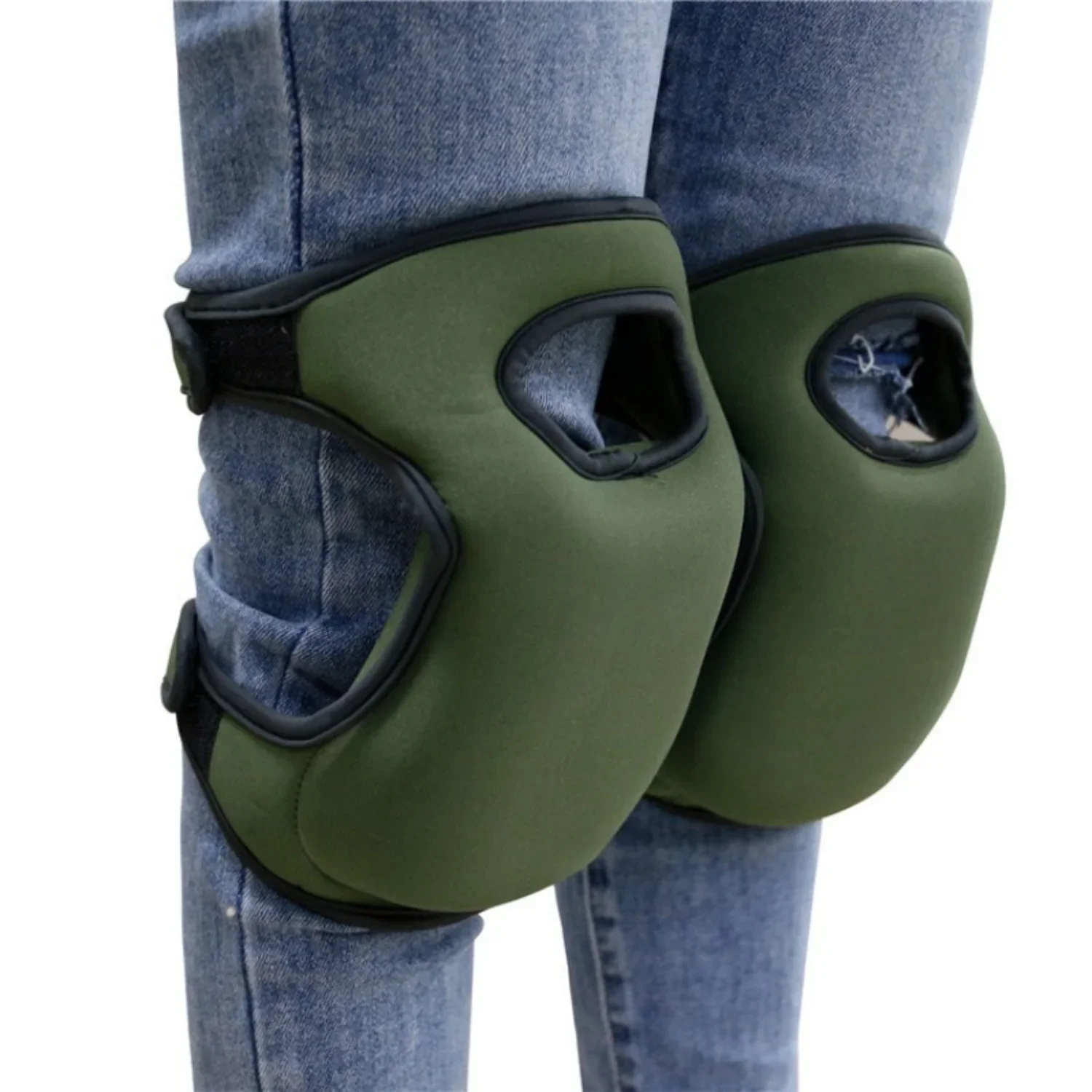 

Ultimate Comfort Knee Pads - Soft Foam Padding for Pain-Free Gardening, Adjustable Buckle Straps, Waterproof Outdoor Kneeling Cu