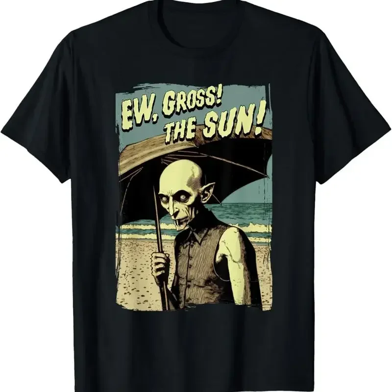 Nueva camiseta gótica de verano de The Sun Vampire At Sunny Beach, edición limitada