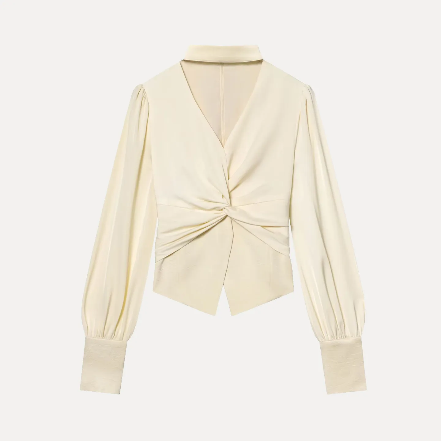 Faionable V-ne Long Sve irt Dames Winter Nieuw Sle Eenvoudig Matchable Ne Hangende taille-cinching Patchwork irt