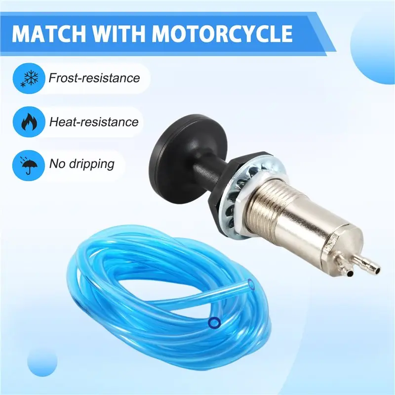 Portable Motorbikes Plunger Pump Fuel-Primer Kit For Snowmobile/ATV Fits For Polaris Honda Kawasaki Skidoo Arctic Cat