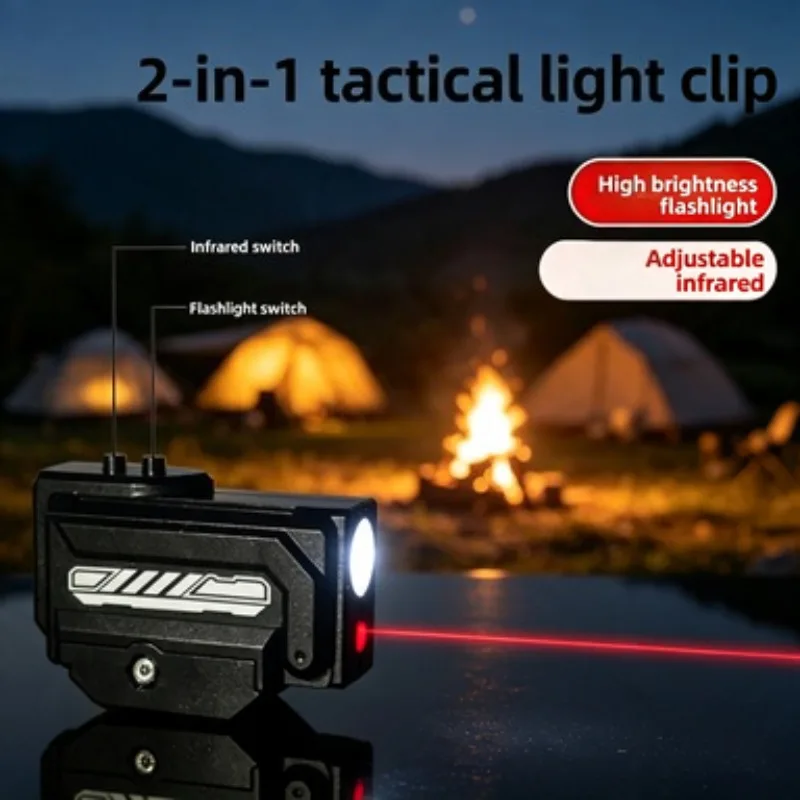 Adjustable Spacing 20MM Base Dual Light Toy Decor Set Red Lamp & Handy Mini Lamp for Collectible Model