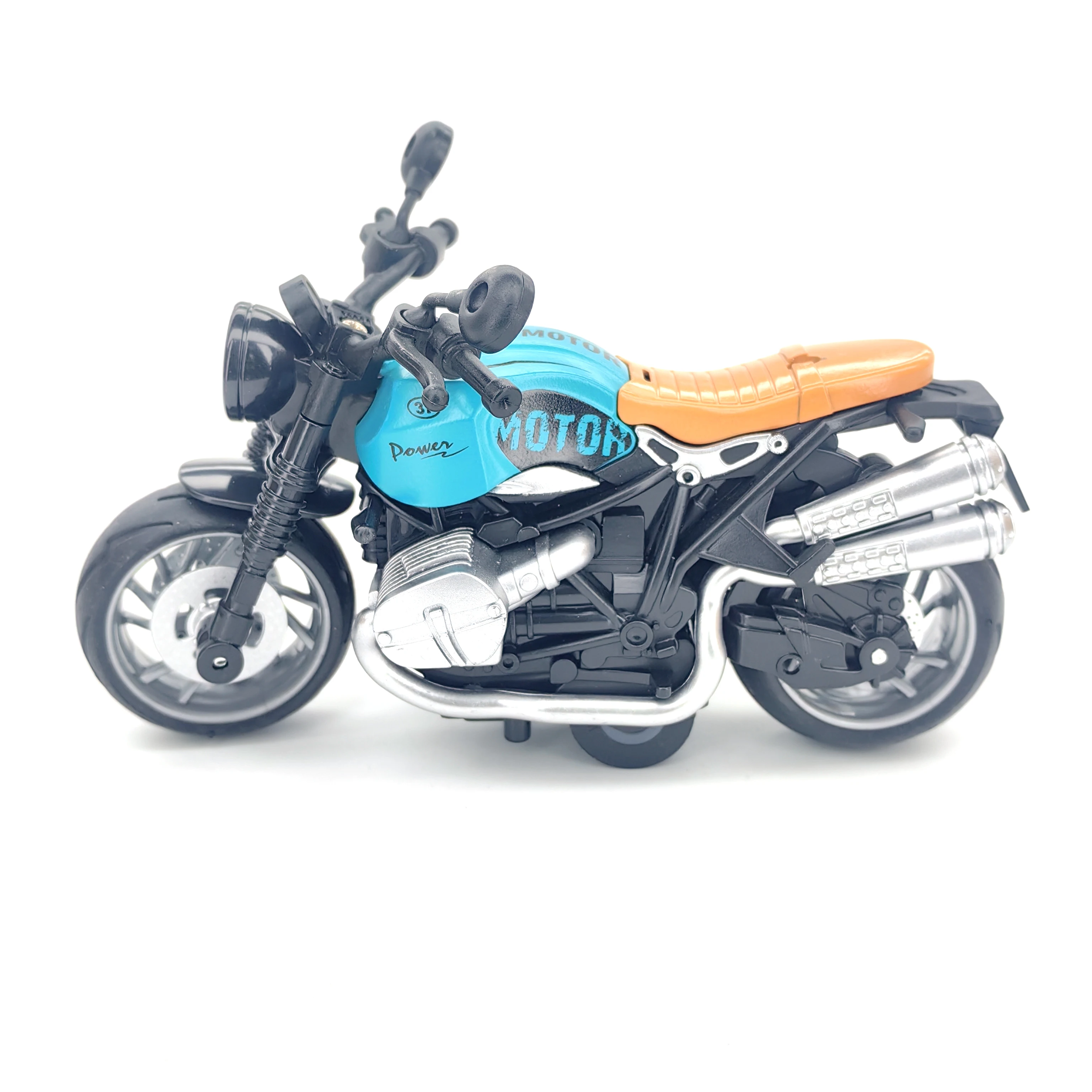 Jouets de moto pour garçons: voitures de course modèle de Locomotive en alliage simulé, voitures jouets à tirer pour enfants