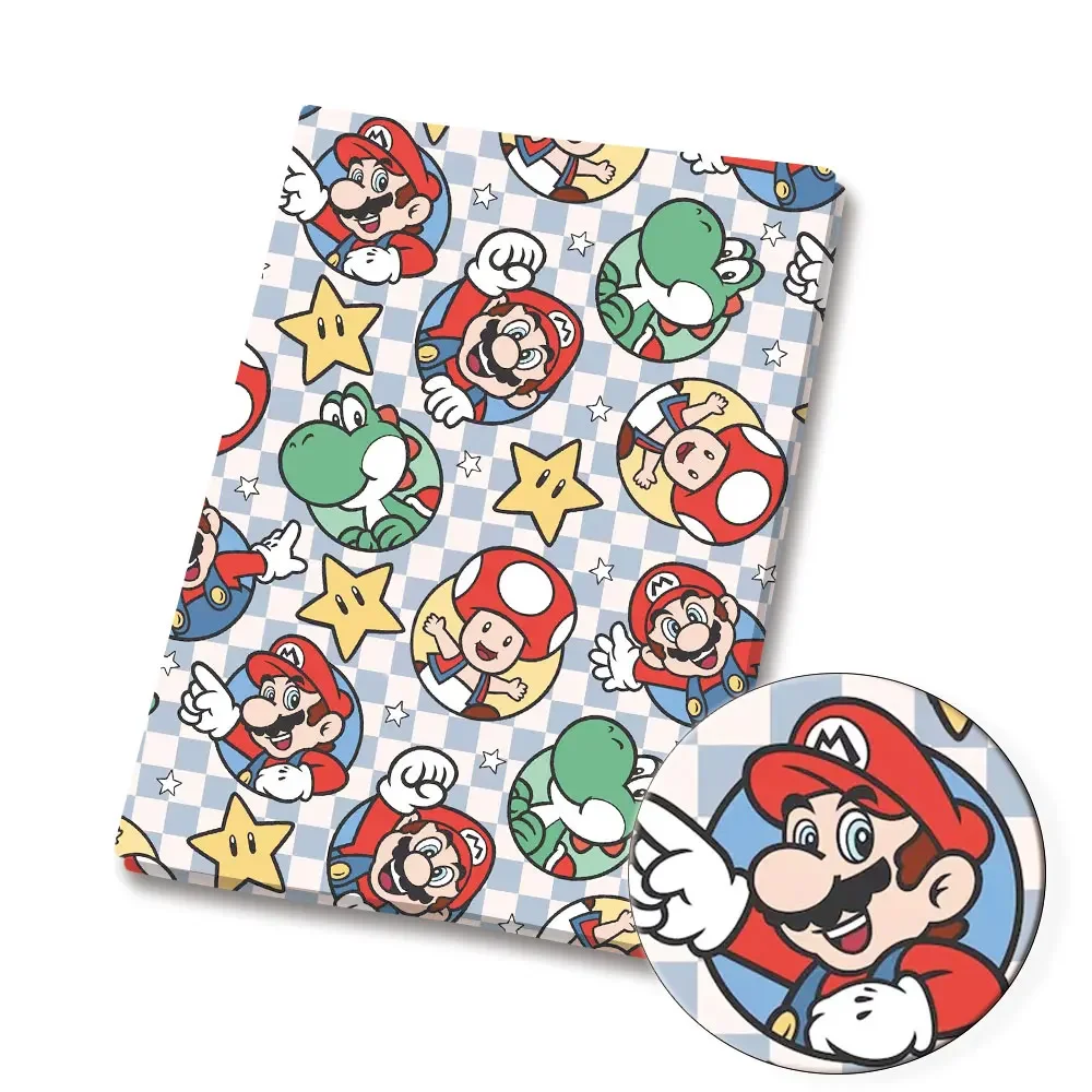 เกมมาริโอ Fabric140*50 ซม.Handmade เย็บ Patchwork Quilting ชุดเด็กบ้านแผ่นพิมพ์ผ้าเย็บผ้าเด็ก