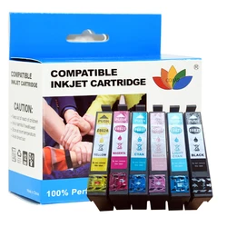 6x Compatible T0827 Ink Cartridge For Epson R270 R390 TX650 T50 T59 TX720 TX700 RX610 RX590 RX615 Printer T0821 - T0826