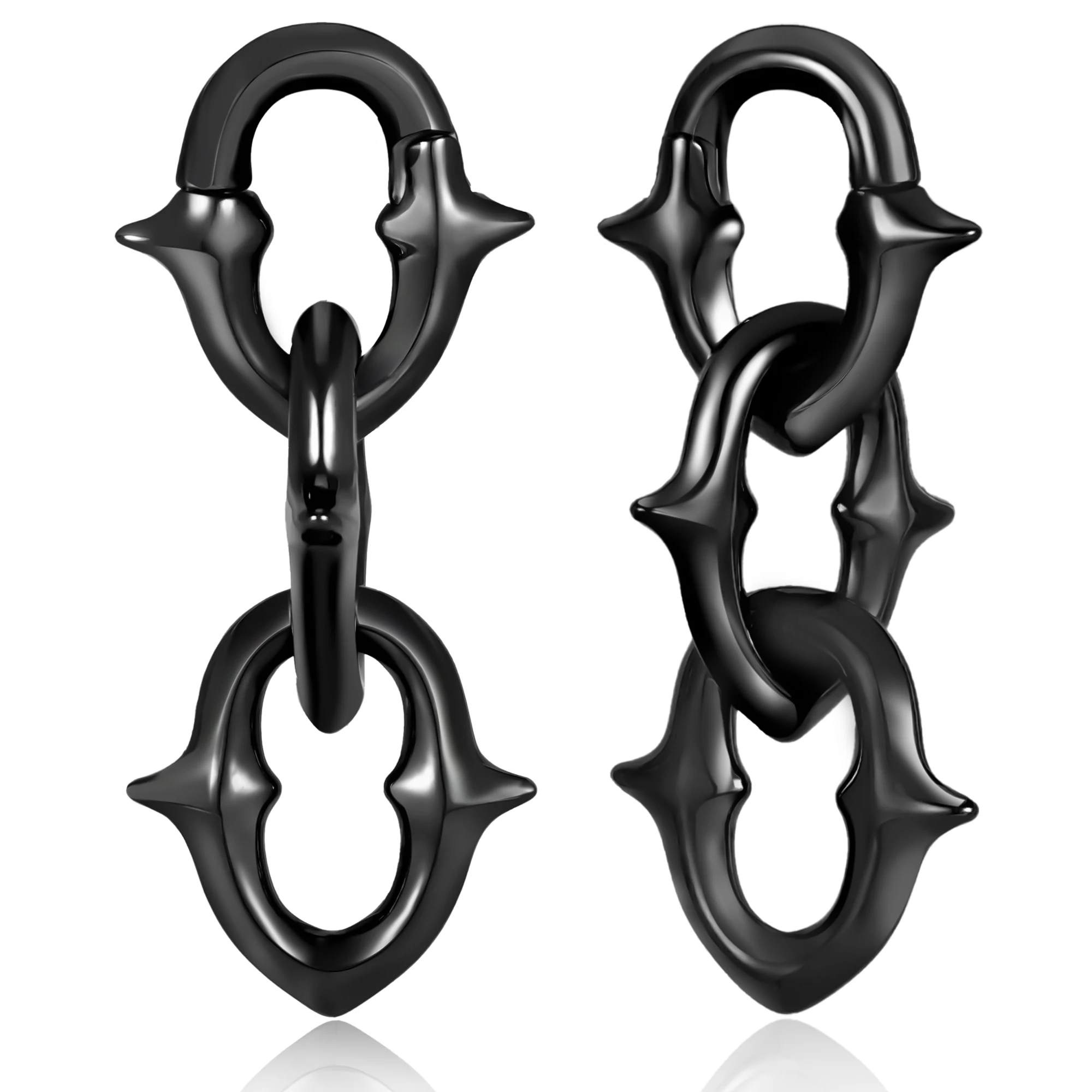 Chain Ear Weights Hangers, 2PCS Set