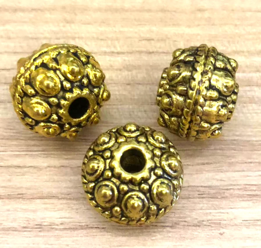 

4 шт. 18x14 мм, отверстие 3,2 мм из сплава металла, античная бронза/золото, бусины-разделители для ювелирных изделий своими руками HWH3330/3331